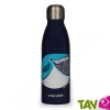 Bouteille enfant 500 mL en inox Baleine, Qwetch x Coq en P�te