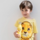 Bouteille inox rutilisable enfant 500 mL Lion, Qwetch x Coq en Pte