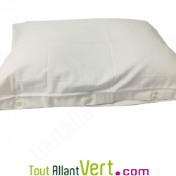 Taie d\'oreiller 100% coton bio 40 x 60 cm