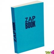Bloc uni encoll recycl A6 80g 320 pages Bleu srie ZapBook