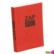 Bloc uni encoll recycl A6 80g 320 pages Rouge srie ZapBook