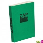 Bloc uni encoll recycl A6 80g 320 pages Vert srie ZapBook