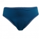 Culotte menstruelle flux l�gers en coton bio, Bleu