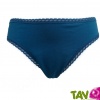 Culotte menstruelle flux l�gers en coton bio, Bleu, taille 40