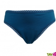 Culotte menstruelle flux lgers en coton bio, Bleu, taille 44