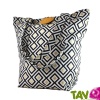Grand Sac cabas en toile, Losanges et coton bio