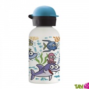 Gourde enfant en inox isotherme, Animaux de la Mer, 350mL