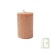 Petite Bougie cylindre Saumon en st�arine 100% v�g�tale, 20H