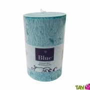 Grande Bougie cylindre Vert en starine 100% vgtale, 50H