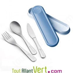 Set 3 couverts inox r�utilisable et leur boite