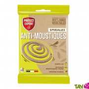Lot 8 spirales rpulsives anti-moustiques en 100% fibres vgtales