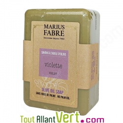 Savonnette de Marseille Violette � l\'huile d\'olive, 150g