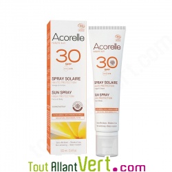 Spray solaire bio, indice 30, 100ml