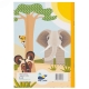 Cahier lign� Recycl�, Animaux de la Jungle 15x21cm