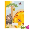 Cahier lign� Recycl�, Animaux de la Jungle 15x21cm