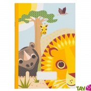 Cahier lign Recycl, Animaux de la Jungle 15x21cm