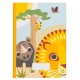 Cahier lign� Recycl�, Animaux de la Jungle 15x21cm