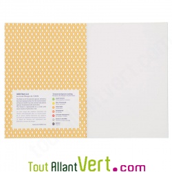 Cahier lign� Recycl�, Animaux de la Mer 15x21cm