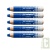 Crayon marqueur effa�able Bleu pour tableau blanc et ardoise, lot de 5