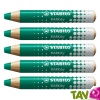 Crayon marqueur effa�able Vert pour tableau blanc et ardoise, lot de 5
