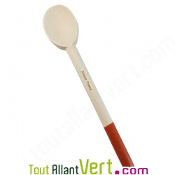 Cuill�re en bois Rouge de h�tre non trait�, 30 cm