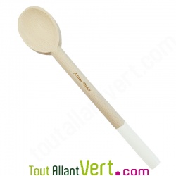 Cuill�re en bois Blanc de h�tre non trait�, 30 cm