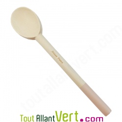 Cuill�re en bois Beige de h�tre non trait�, 30 cm