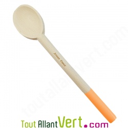 Cuill�re en bois Orange de h�tre non trait�, 30 cm
