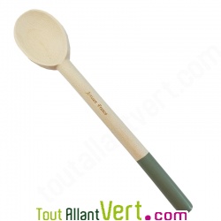 Cuill�re en bois Vert Olive de h�tre non trait�, 30 cm