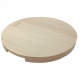 Planche � d�couper ou � pizza ronde en bois, 33 cm