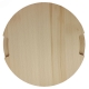 Planche � d�couper ou � pizza ronde en bois, 33 cm