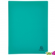 Protge documents vert en polypro recycl, 30 pochettes, Forever