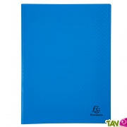 Protge documents bleu en polypro recycl, 30 pochettes, Forever