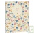Carnet recycl� 15x21 cm Fleur, Julie Adore