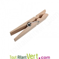 8 Pinces en bois pour sachet 7,2 x 2 cm