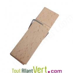 8 Pinces en bois pour sachet 7,2 x 2 cm