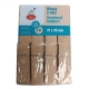 8 Pinces en bois pour sachet 7,2 x 2 cm