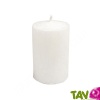 Bougie en st�arine v�g�tale Blanche, 6H