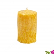 Bougie en st�arine v�g�tale Jaune, 6H