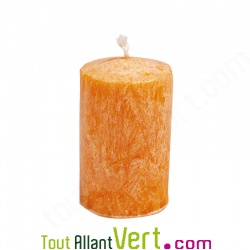 Bougie en st�arine v�g�tale Orange, 6H