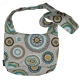 Sac d'�paule, large bandouli�re en Toile Ethnique, en Coton Bio