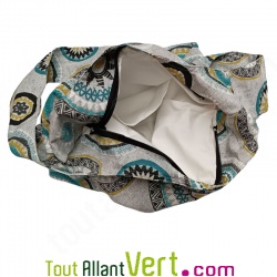 Sac d\'�paule, large bandouli�re en Toile Ethnique, en Coton Bio
