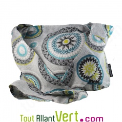 Sac d\'�paule, large bandouli�re en Toile Ethnique, en Coton Bio