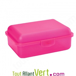 Boite � gouter enfant Rose rigide �cologique sans BPA rose