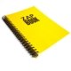 Bloc spirale uni recycl� A4 80g 320 pages Jaune ZapBook