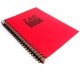 Bloc spirale uni recycl� A4 80g 320 pages Rouge ZapBook