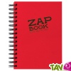 Bloc spirale uni recycl� Rouge A5, 320 pages ZapBook
