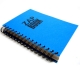 Bloc spirale uni recycl� Bleu A5, 320 pages ZapBook