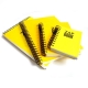Bloc spirale uni recycl� A5, 320 pages Jaune ZapBook