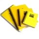 Bloc spirale uni recycl� A6 80g 320 pages Jaune ZapBook